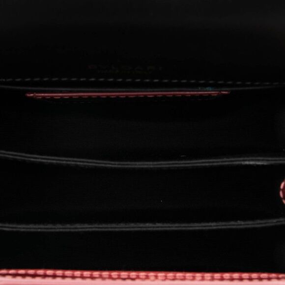 Bvlgari Serpenti Faever Handbag Chain Shoulder Bag Pink Enamel Ladies Bvlgari - Picture 5 of 7